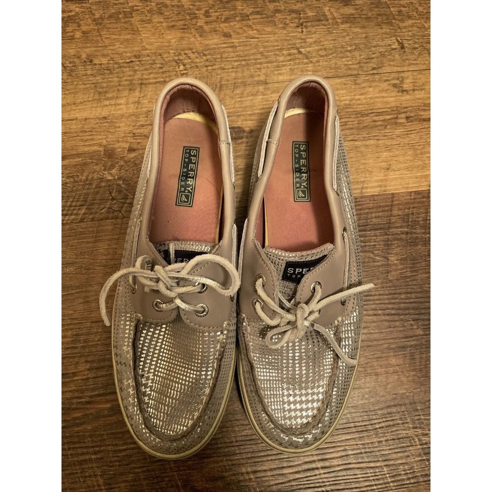 Sperry Top Sider Women Size 8 Sparkly Glitter Shoes